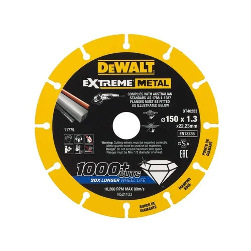 DeWalt DT40253-QZ Deimantinis pjovimo diskas 150 mm image 1