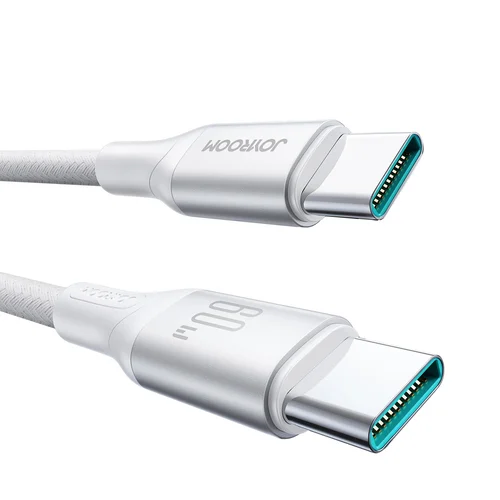 Joyroom S-A28 USB-C į USB-C kabelis 60W 2,0 m Baltas image 2