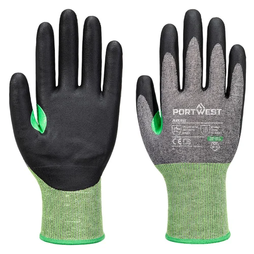 PORTWEST A636 nitrilinės pirštinės XL, Grey/Black image 2