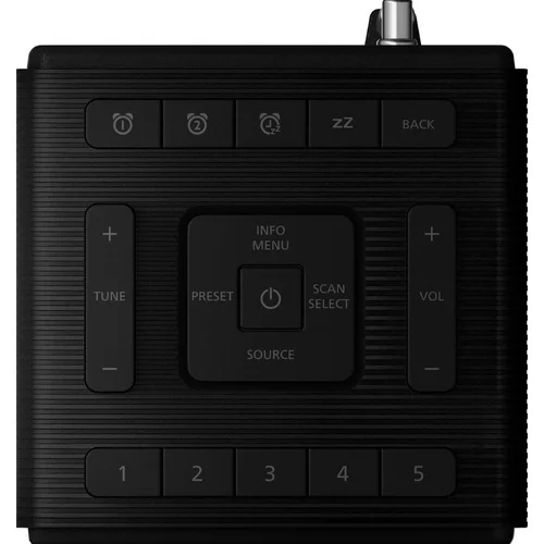 Philips TAR5100 TAR5100/10 radijo žadintuvas Juoda image 3
