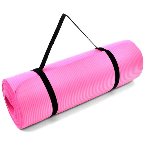 Kilimėlis PROFIT FITNESS PRO NBR 180x60x1,5 cm rožinis image 1