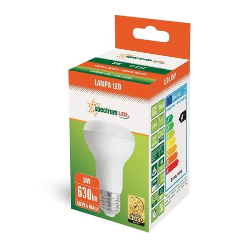 Spectrum LED lemputė E27 R63 8W 3000K 710 lm image 3