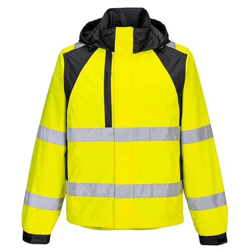 PORTWEST CD860 Gero matomumo striukė nuo lietaus XXL Geltona/Juoda image 3