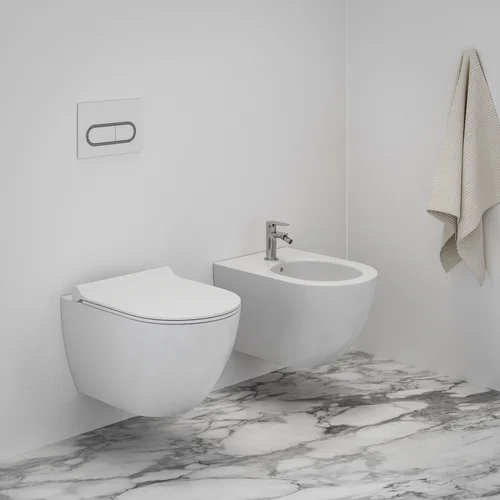 Bidė Ravak Uni Chrome, balta spalva image 3