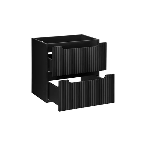 COMAD Nova Black D2 82-60-2S Apatinė spintelė, 60 cm, Juoda image 3