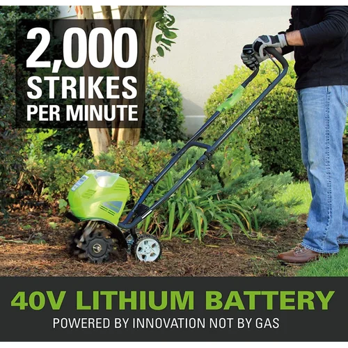 Greenworks G40TL, 40 V akumuliatorinis kultivatorius image 3