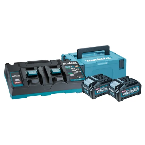 Makita XGT 191U00-8 40 V 2 x 4.0 Ah image 1