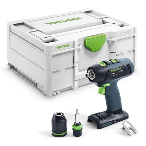 Festool Akumuliatorinis gręžtuvas-suktuvas T 18+3-Basic image 1