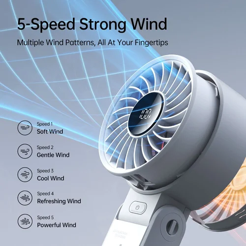 JisuLife Handheld Fan 7 Pilkas image 2