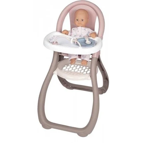 Maitinimo kėdutė Smoby Baby Nurse High Chair (Balta, Rožinė) image 1