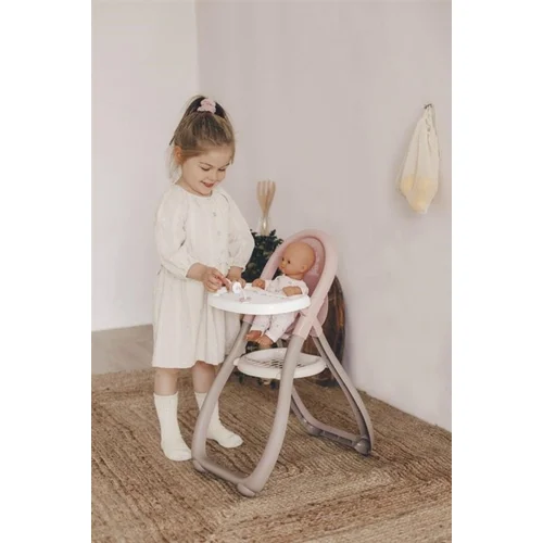 Maitinimo kėdutė Smoby Baby Nurse High Chair (Balta, Rožinė) image 3