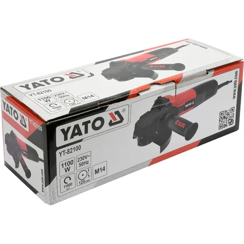Yato kampinis šlifuoklis 1100W, Ø125mm, 11000 aps/min image 3