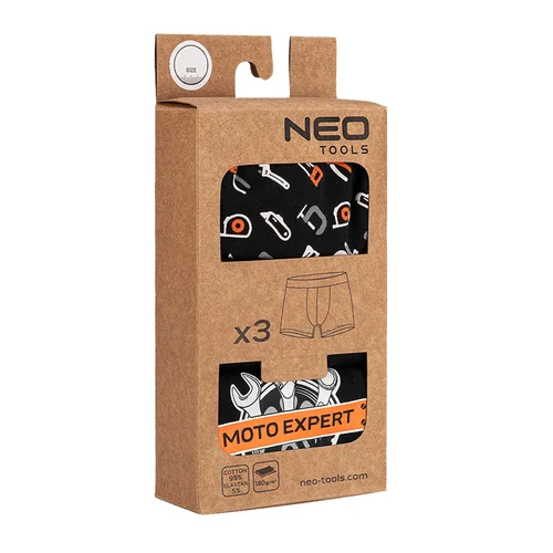 NEO TOOLS bokseriniai šortai 81-679-L, 3 vnt. image 2
