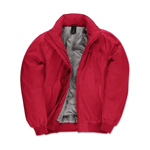 B&C JM961 vyriška striukė vandeniui L Red/Warm Grey image 3