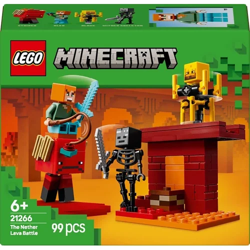 LEGO® Minecraft The Nether Lava Battle 21266, 99 vnt. image 1