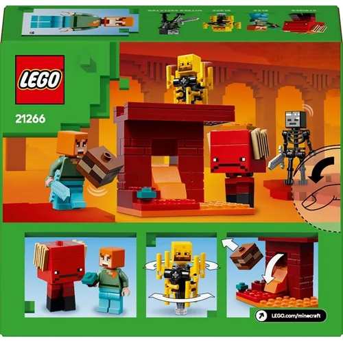 LEGO® Minecraft The Nether Lava Battle 21266, 99 vnt. image 2