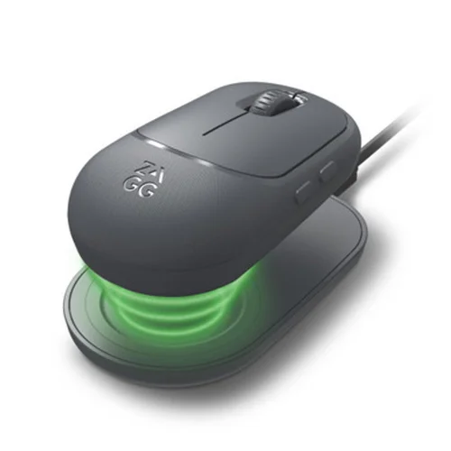 ZAGG-Promouse belaidė pelė ir belaidio įkrovimo padėklas – Charcoal image 1