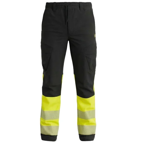 BoSafety COMFORT Hi-vis Class 1 4-Way Stretch 64 Hi-Vis Oranžinė/Juoda image 3