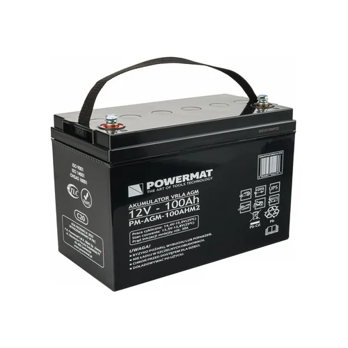 AGM POWERMAT PM-AGM-100AHM2 12 V 100 Ah image 1