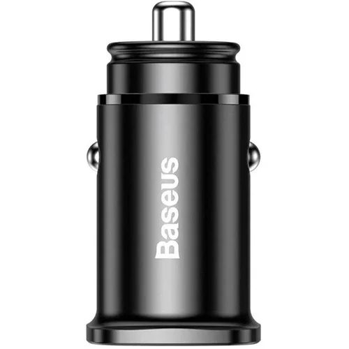 Baseus Įkroviklis auto USB 2.0 – USB-C 30W, Juoda image 2