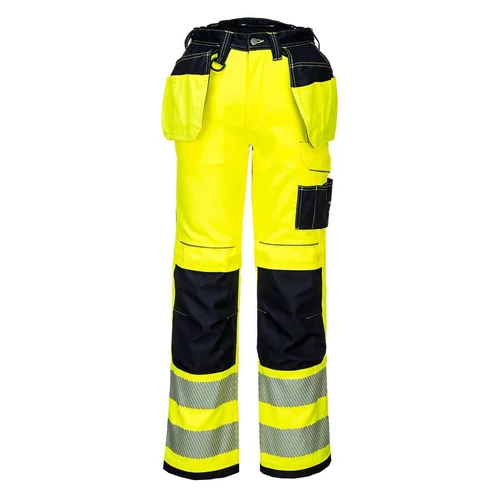 PORTWEST PW306 tamprios kelnės, 38, Orange/Black image 3