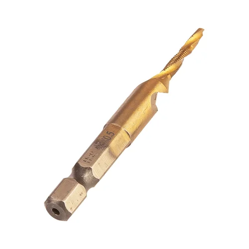 Neo Tools HSS TiN sriegimo grąžtas M3x0,5 mm šešiabriaunis image 2