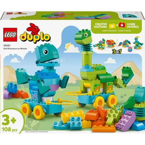 LEGO® Duplo 3in1 Dinosaurs on Wheels 10451 image 1