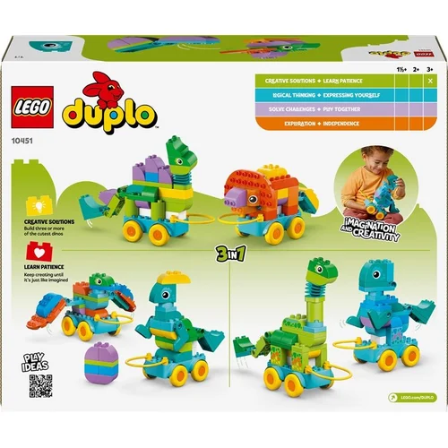 LEGO® Duplo 3in1 Dinosaurs on Wheels 10451 image 2