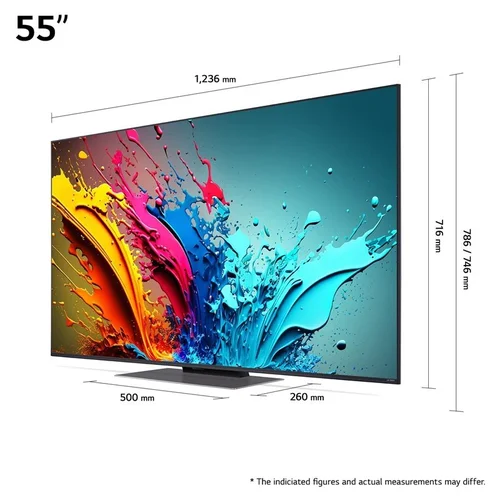 LG 55QNED87T3B Televizorius image 2