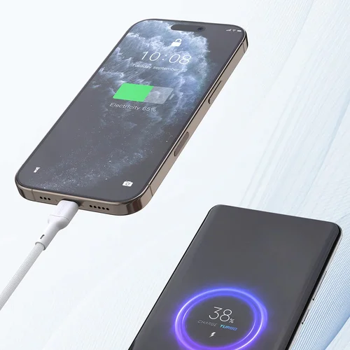 Dudao L9CMax USB-C į USB-C 240W 2,0 m Baltas image 2