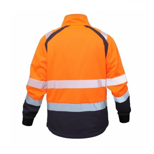 BoSafety JK-ORLANDO2-C2-0311 softshell švarkas - M, Hi-vis Yellow/BoNavy image 2