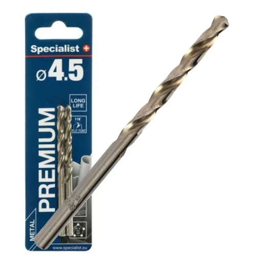 Metalo grąžtas SPECIALIST+ Premium, 4,5mm 2vnt. image 1
