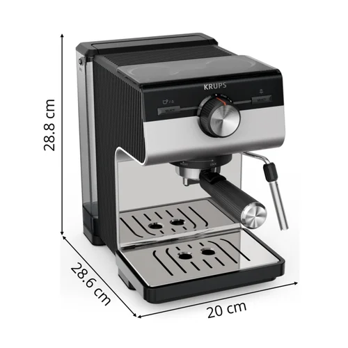 KRUPS Authentic+ Inox XP384E XP384E10 kavos aparatas image 3