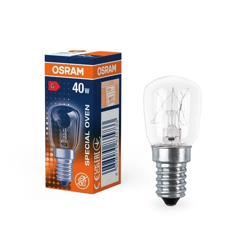 Osram Kaitrinė Lemputė E14 40W 300lm 2600K 230V Orkaitei image 2