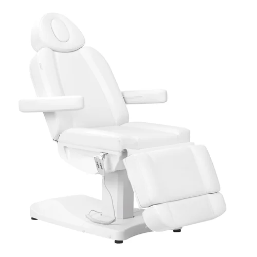 Azzurro 803D elektrinis kosmetologinis krėslas, baltas image 1