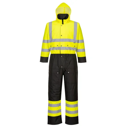 Portwest S485 matomumo kombinezonas su pamušalu - S, Yellow/Black image 2