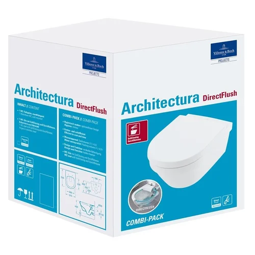 Pakabinamasis unitazas su dangčiu VILLEROY & BOCH, 410×400mm image 2