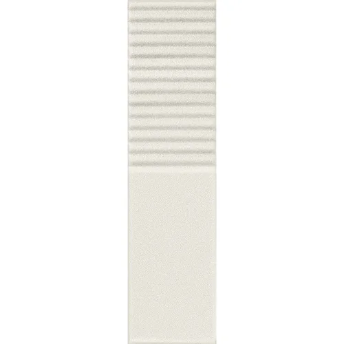 Tubadzin Groove white sugar 2 STR plytelės 29,8x7,8 cm image 1