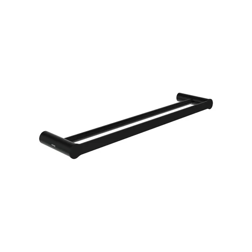 FD 320.20BLM Dvigubas rankšluosčių laikiklis 45 cm, matinės juodos spalvos image 1