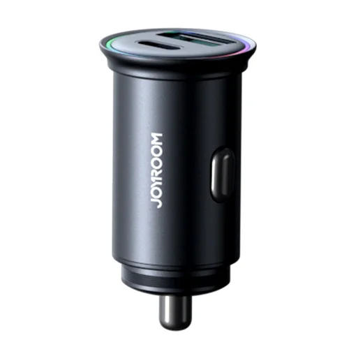 Joyroom JR-CCN04 Automobilinis įkroviklis USB-C/USB-A 60W Juodas image 2