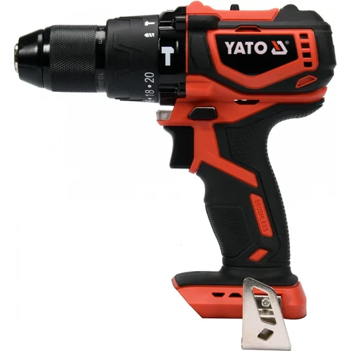 Yato YT-82797 gręžtuvas akumuliatorinis smūginis bešepetėlinis 18V Li-ion Ø1-13mm 42Nm image 2