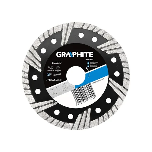GRAPHITE Deimantinis diskas 115 mm Turbo image 1