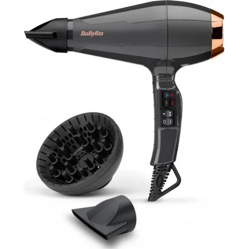 Babyliss Air Pro 2200 6719DE Aukso, Juoda plaukų džiovintuvas image 2