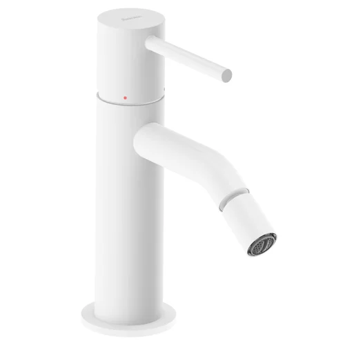 ES 056.10WV Bidė maišytuvas 154 mm be dugno vožtuvo, White Velvet image 2