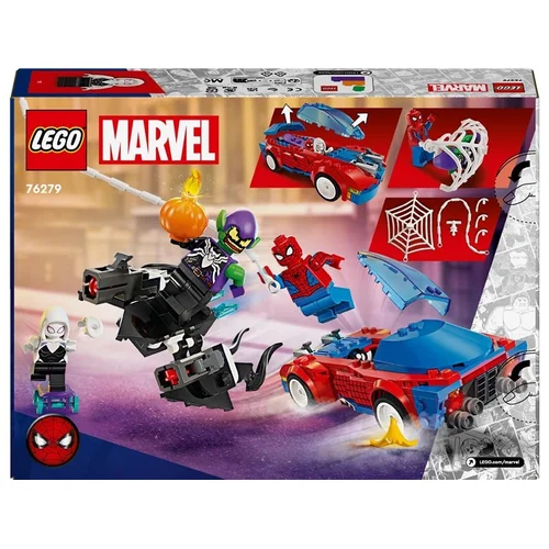 LEGO 76279 Spider-Man Race Car Venom Green Goblin 227 dalių image 2