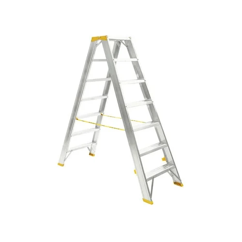 FORTE dvipusės aliuminės kopėčios, 7 pakopos, 149 cm image 1