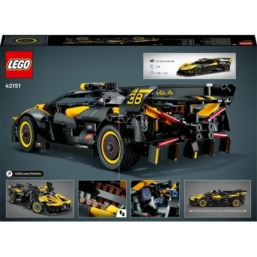 Konstruktorius LEGO Technic Bugatti Bolide 42151 image 2