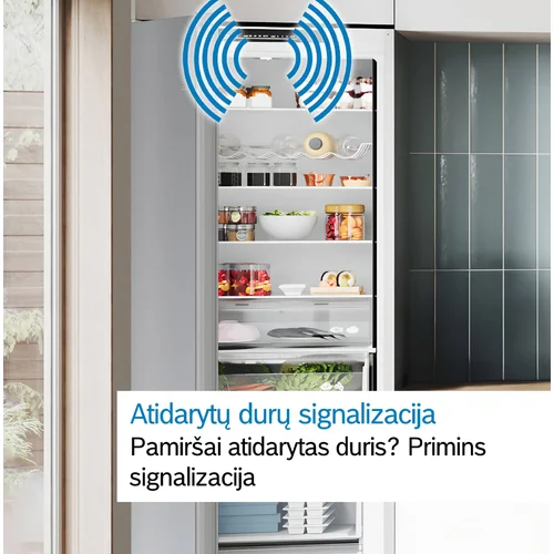 Įmontuojamasis šaldytuvas Bosch KIR81ADC0, 177,2 x 55,8 cm image 3