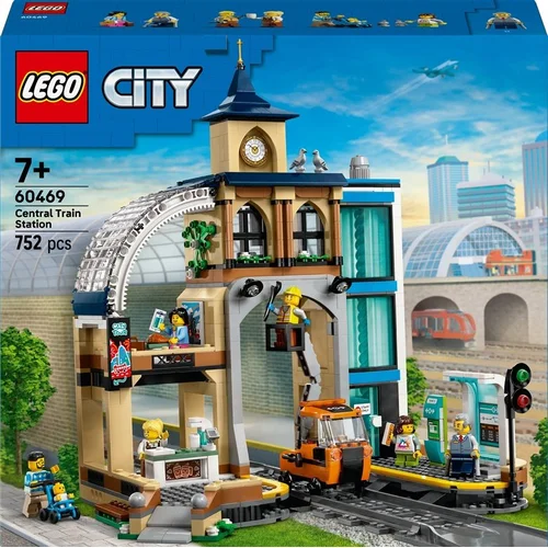 LEGO® City Central Train Station 60469 Konstruktorius image 1
