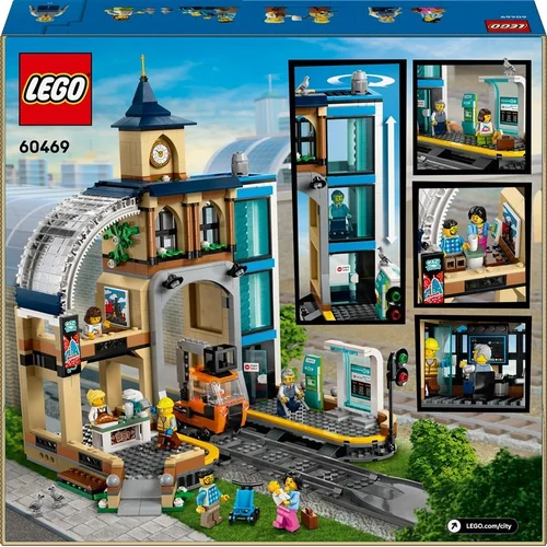 LEGO® City Central Train Station 60469 Konstruktorius image 2